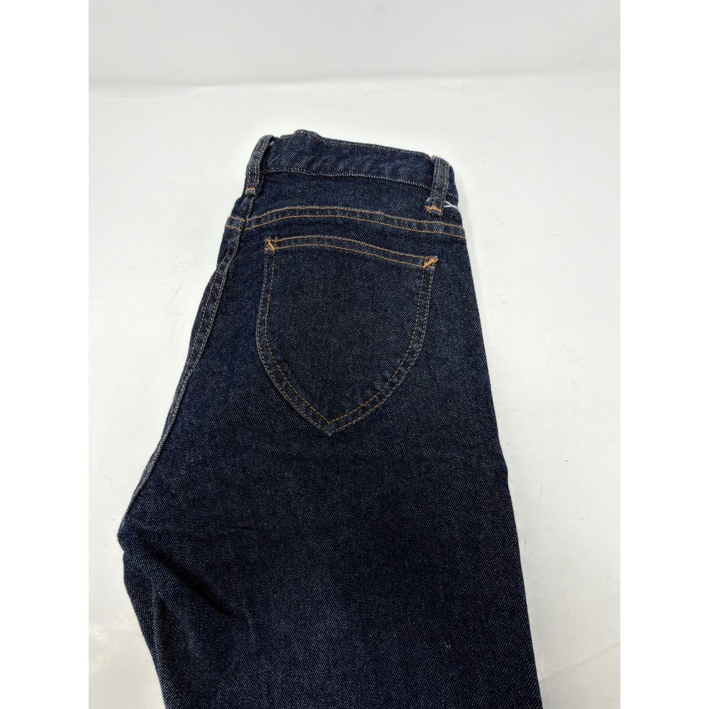 Gap Factory Jeans Womens Blue Dark Wash Straight Leg Shield Pocket Denim - Picture 5 of 5